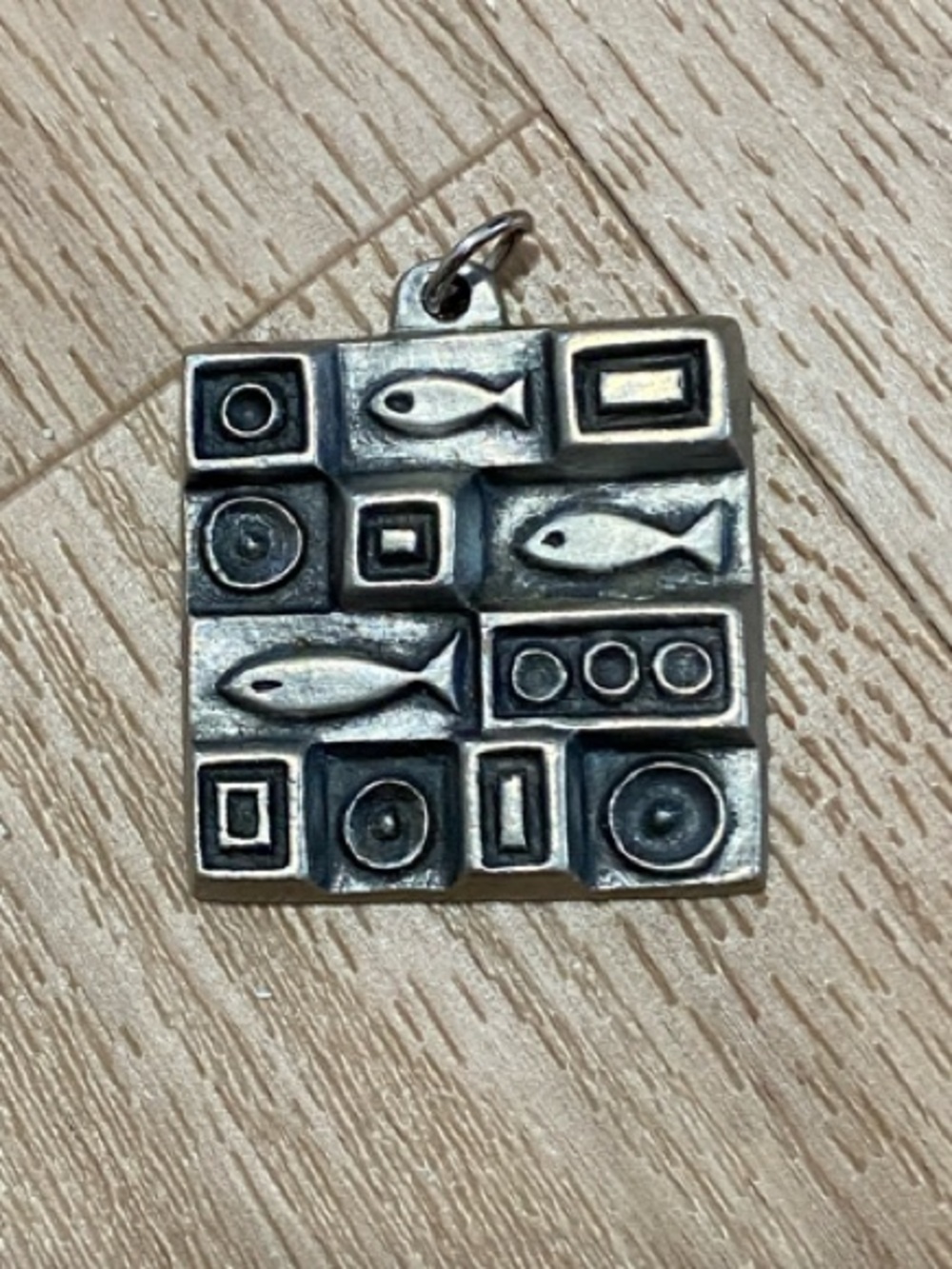 Vintage Signed R. Landerholm Fish Pendant